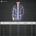 thumbnail image 4 of Visive Big Mens Heavy Sherpa Zip Up Lined Flannel Jacket with Hood, 4 of 8