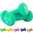 thumbnail image 1 of Juego de 2 mancuernas Yes4All de neopreno de 2 x 2,5 kg, peso total de 5 kg, 1 of 7