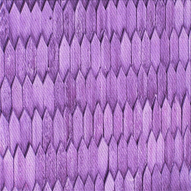 Ahgly Tapis d'Intérieur Lavable en Machine Carré Violet Transitionnel, 8 Pieds Carré