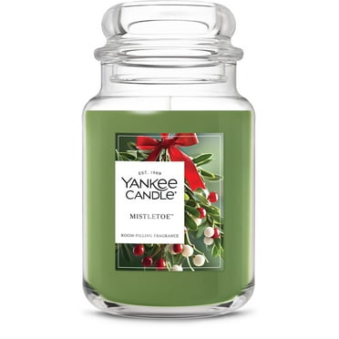 Yankee Candle Mistletoe Original Large Jar Scented Candles, 22 oz