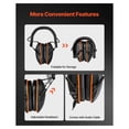 thumbnail image 6 of Safety Earmuffs, Electronic Ear Muffs with 5.3 Bluetooth Technology and Sound Amplification, Noise Reduction Headphone NRR23dB, Hearing Protection Earmuffs for Shooting, Lawn Mowing and Work, 6 of 7