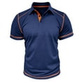 thumbnail image 1 of Penkiiy Chemise à Manches Courtes Séchage Rapide pour Hommes Performance Athlétique L Bleu, 1 of 8