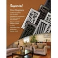 thumbnail image 3 of Imperial RG0179 Floor Register, 12 in W x 2-1/4 in H Duct Opening, Steel, White, 3 of 7