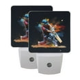 thumbnail image 7 of Baseball Batter Night Light 2 Pack LED Nightlight Plug into Wall Dusk to Dawn Sensor Soft White, 7 of 7