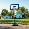 thumbnail image 3 of Lifetime 8' - 10' Portable Adjustable Height 50" Shatterproof Outdoor Basketball System (1529), 3 of 11