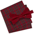 thumbnail image 2 of Tommy Hilfiger Mens Pocket Square Neck Tie Set, Red, One Size, 2 of 4