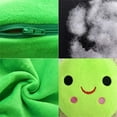 thumbnail image 3 of Kiddopark Giant Peas Pod Plush Toy Pea Pod Pillow Cute Pea Stuffed Toys Plant Doll(Green,25cm), 3 of 8