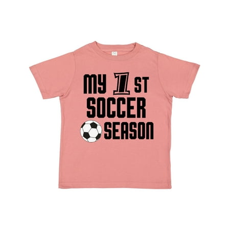 

Inktastic My 1st Soccer Season Gift Toddler Boy Girl T-Shirt