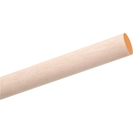 Waddell Mfg Co 1X48 HARDWOOD DOWEL 6416UB-6 Pack of 6