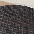 thumbnail image 6 of Denver Outdoor 3 Piece 40 Inch Wicker Round Bar Set with Cushions, Multibrown, Light Brown, 6 of 7