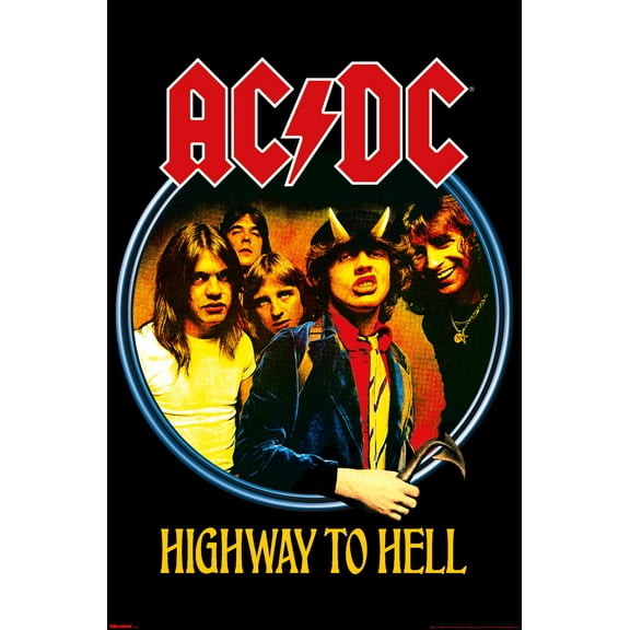 AC/DC - Highway To Hell Group Wall Poster, 22.375" x 34"