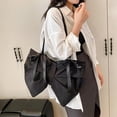thumbnail image 6 of Super Cool Bow Crossbody Bag Nylon Solid Shoulder Bag Personality Crossbody Bag Fashion Aesthetic Handbags for Women, 6 of 7