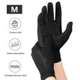 thumbnail image 2 of Copper Compression Gloves For Hand Pain Relief Adjustable Copper Infused Reduce Pain Increase Blood Flow Aid Recovery For Women and Men, 2 of 8