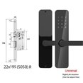 thumbnail image 3 of App Control Smart Lock Digital Locks With Handle Keypad Electronic Door Lock For Home Hotel Rental Bluetooth Connect ,Easy Installation, 3 of 4