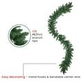 thumbnail image 3 of Northlight Real Touch™️ Mixed Eden Pine Artificial Christmas Garland - Unlit -  9' x 12", 3 of 5