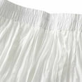 thumbnail image 4 of Dresses for Women LEBONYARD Womens Skirts Clearance under $5,Women's Fashion Classic High Waist Flowing Skirt Elastic Waist Skirt White Free Size, 4 of 7