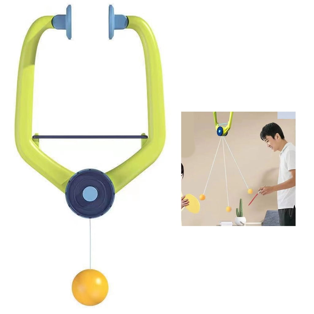 Oasiva Door PingPong Game with Racket and Balls Hanging Table Tennis Trainer for Indoor