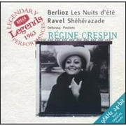 Berlioz: Les Nuits d'été; Ravel: Shéhérazade (CD) by John Wustman (piano), Régine Crespin (vocals), L'Orchestre de la Suisse Romande, Ernest Ansermet (conductor)