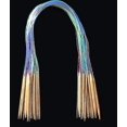 thumbnail image 1 of Agujas de tejer de tubo multicolor - Juego de ganchillo circular de bambú, 11 Feliz Sencillez, 1 of 4