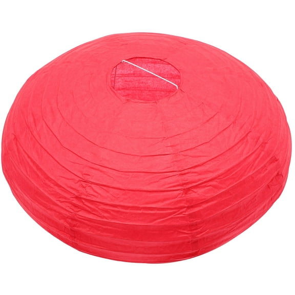 Raindrops Red Paper Lantern Lampshade with Iron Material for Party and Home Decor
