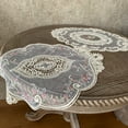 thumbnail image 5 of Furniture Cover,European Oval Embroidered Lace Embroidered Lace Fabric Placemat Coaster Coffee Table Mat True Excellence, 5 of 5