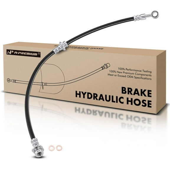 A-Premium Rear Driver Brake Hydraulic Hose Compatible with Select Nissan Models - 200SX 1995-1998, Sentra 1995-1999, 1.6L 2.0L - Replace# 462108B722