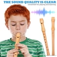 thumbnail image 3 of AURARMLET 1Set Plastic Play Flute Wood Khaki Music Production Practice Sessions, 3 of 7