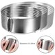 thumbnail image 3 of Mousse Slicer Cortador de pastel ajustable, Mousse Cake Slicer, Layer Cake Slicer Kit, Acero inoxidable ajustable Cake Shear, 15-20cm, Layer Cake Slicer Kit JFHHH pequeña, 3 of 4