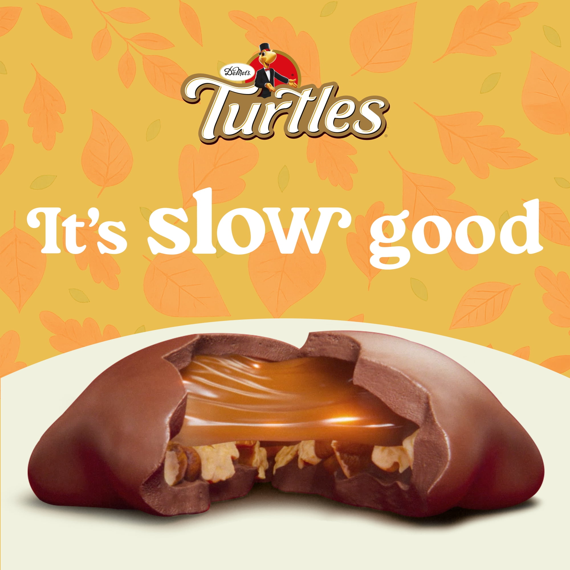 DeMet's Turtles, Caramel Apple Pecan Clusters, 6.3 oz Bag