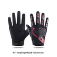 thumbnail image 2 of Guardurnaity 1 par de guantes de ciclismo de tela para hombre, elegante, transpirable, ajustable, repuesto para motociclismo, antideslizante, guante para guantes y mitones negro rojo Guardurnaity AP013108-04, 2 of 6