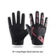 thumbnail image 5 of Minnieouse 1 par de guantes de ciclismo de tela para hombre, guantes de motociclismo transpirables a la moda portátiles con estilo, guantes guantes y mitones negro rojo, 5 of 6