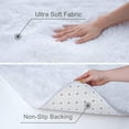 thumbnail image 4 of Andecor Ultra Soft Indoor Modern Area Rugs Fluffy Living Room Carpets for Children Bedroom Home Decor Nursery Rug, 4'X6',White, 4 of 7