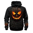 thumbnail image 2 of CONZONE Mens Halloween Hoodies Long Sleeve Hallowmas Pullover Hoodie for Men Pumpkin Ghost Graphic Hooded Sweatshirts With Pocket, 2 of 3