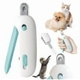 thumbnail image 1 of Feltree Professional Pet Nail Clippers for Dogs and Cats with Safety Lock, Nail File, Spring-Loaded Design & Transparent Nail Guard, 1 of 8