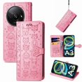 thumbnail image 1 of Funda Cartera FOXDOCK para Xiaomi Redmi A3 , Flip PU con Relieve de Gatos y Perros, Tarjetero y Soporte, 1 of 6