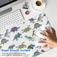 thumbnail image 4 of Long Mouse Pads for Desk,White Cartoon Dinosaurs Names Pattern Desk Mats on Top Of Desks, Desk Mouse Pad Extra Large with 3mm Non-Slip Base and Stitched Edge for Gaming,Office,Work,Home 31.5"x15.7", 4 of 6