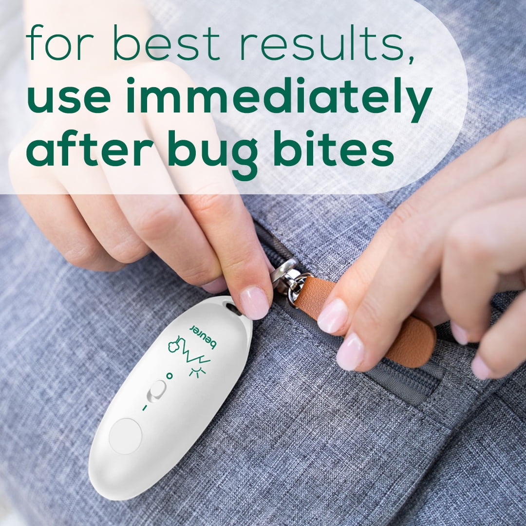 Beurer BR10 Insect Bite Relief Device with Clip, Natural Mosquito Bite Treatment