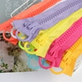 thumbnail image 6 of 5PCS Craft Handbag Sewing Resin Zipper Bag Parts Zip Fastener DIY Bag Hardware 02-1PC, 6 of 8