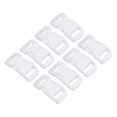 thumbnail image 1 of Uxcell Plastic Buckles 8 Pack Quick Side Release Clips White 11mm, 1 of 6
