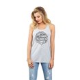thumbnail image 2 of Coffee Because Mommin' Is Exhausting Women's Fashion Sleeveless Flowy Racerback Tank Top Sport Grey, 2 of 5