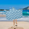 thumbnail image 5 of Toddler Hooded Beach Towel 24x50 Kids Bath Towels Soft Quick Dry for Swim Pool Boys Girls Baby Bear Face and Star, 5 of 7
