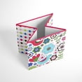 thumbnail image 3 of Bacati - Botanical Pink Cotton Percale Fabric covered Storage, Small Box, 10 L  x 10 W x 10 H inches, 3 of 8