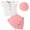 A01-F Pink, variant on CAICJ98 Toddler Girl Outfits Fall Spring Dress Clothes Knit Ribbed Flower Sweatshirt Tops Bow Fashion Skirts Beret 3Pcs Set (Pink,18-24 Months)