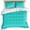 Blue, variant on Teal Bedding 3 Piece Duvet Cover Set California King, Turquoise Pure Teal Soft Microfiber Comforter Cover with Zipper Closure & Pillowcases, Wrinkle & FadeResistant Quilt Cover