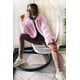 thumbnail image 5 of Chaqueta de abrigo extragrande peluda de piel de oveja sintética con cremallera y solapa de manga larga para mujer con bolsillos para invierno cálido Adepaton WMZL-97-14, 5 of 6