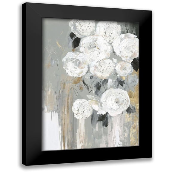 Jensen, Asia 11x14 Black Modern Framed Museum Art Print Titled - Cascading Gray