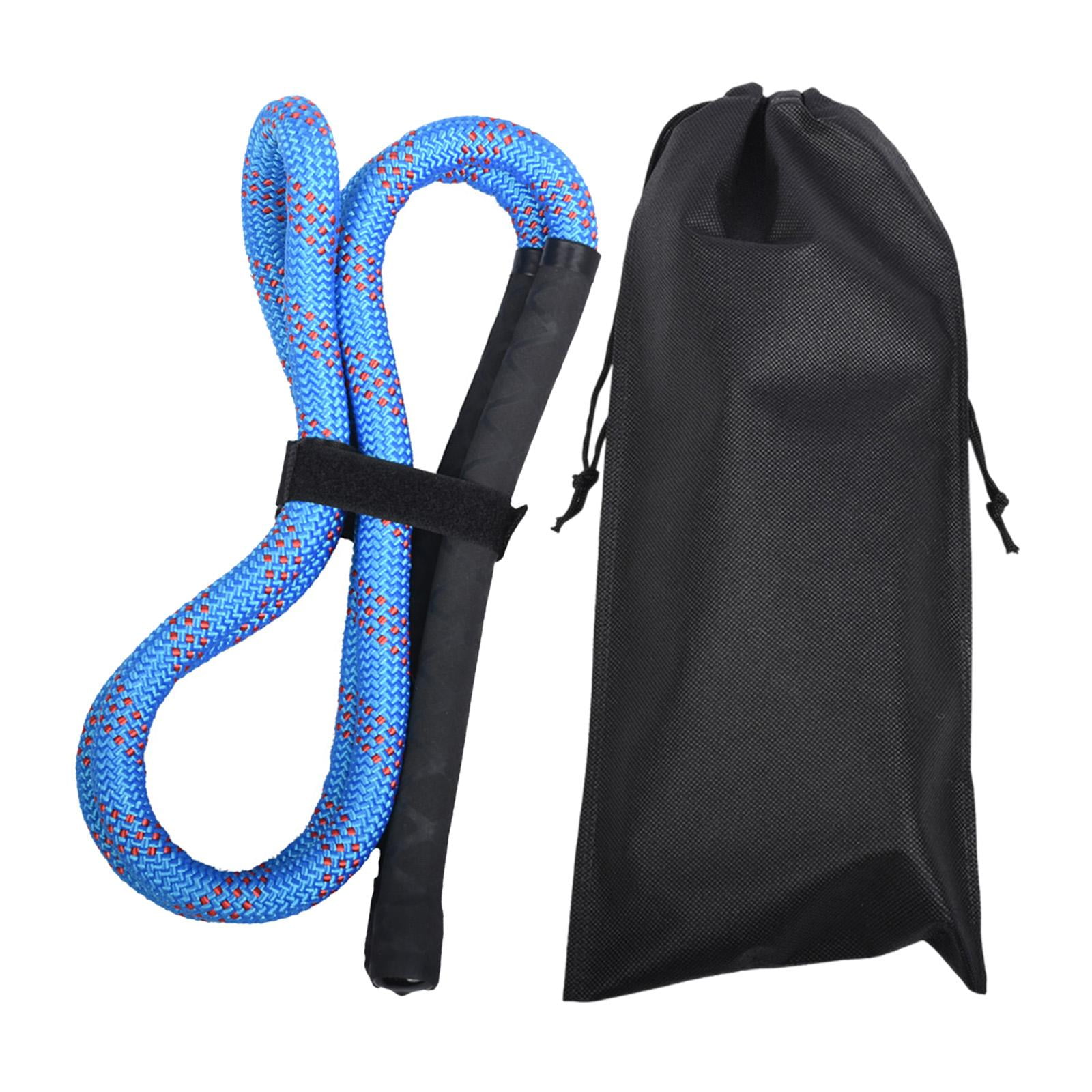 Baoblaze Golf Swing Rope Trainer Golf Practice Anti Slip Grip Golf Swing Blue Rope Black Grip