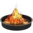 thumbnail image 2 of 40in Smokeless Fire Pit Ring for Outdoor Use, Heavy-Duty Coated Steel, Quick DIY No-Tool Assembly, Efficient Ventilation, Above Ground/in-Ground, Large Capacity, 2 of 7