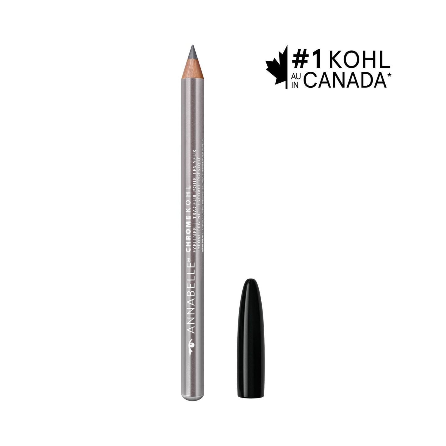 Annabelle Chrome Kohl Eyeliner, #1 Kohl in Canada, 1.14 g.