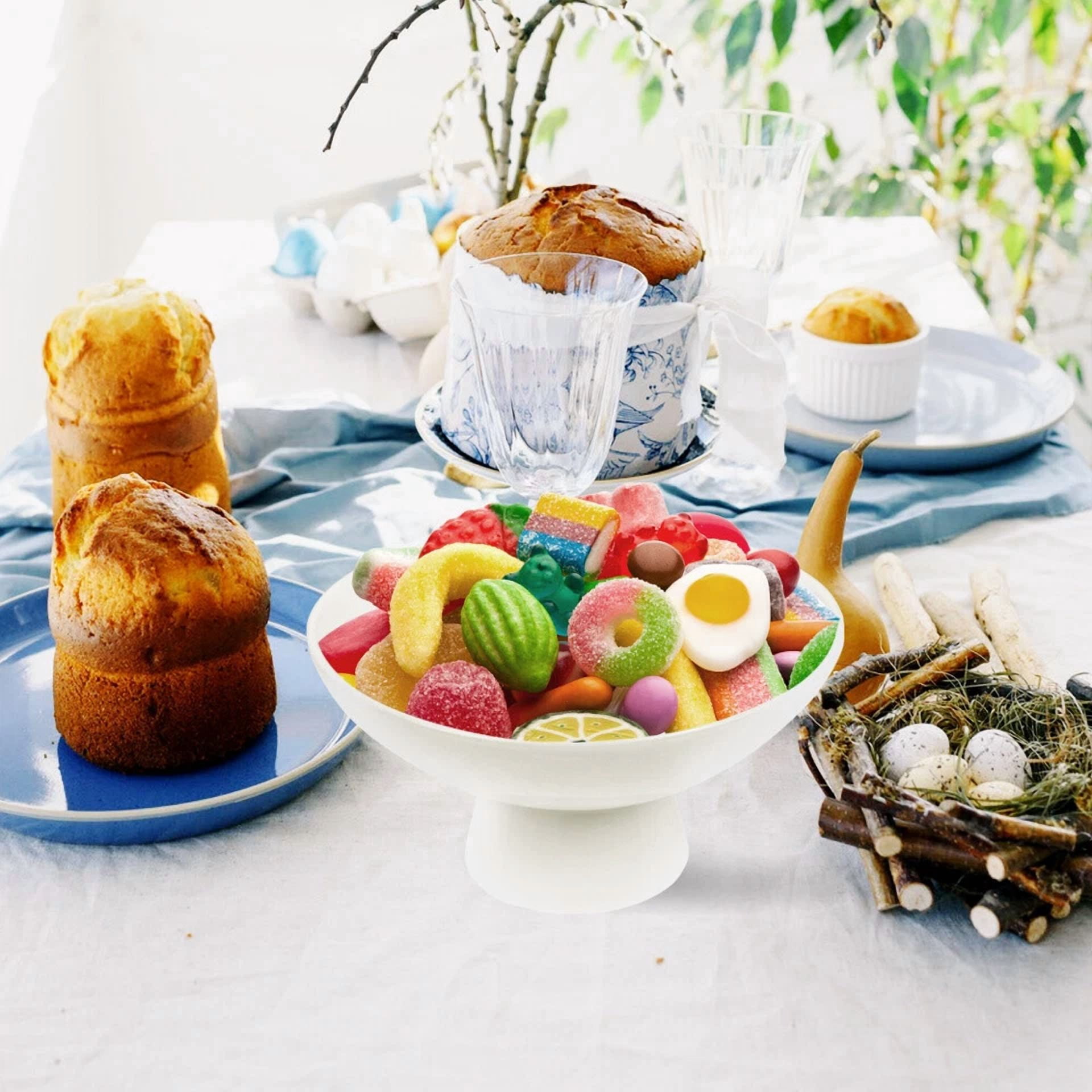 Goblet Baby Fruit Bowls For The Kitchen Footed Dessert European Style